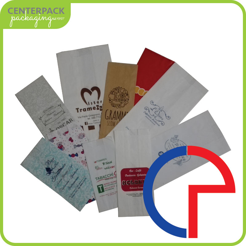 Sacchetti in carta personalizzati per alimenti, economici e molto pratici.